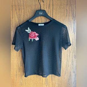 Embroidered Mesh Too